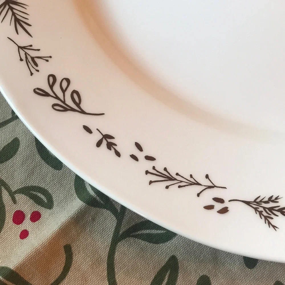 Crate & Barrel + Kelly Ventura Christmas Platter